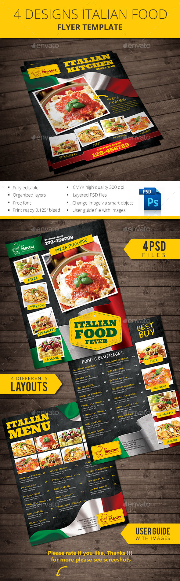 Italian Food Flyer