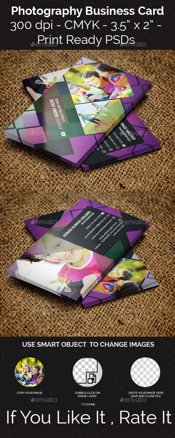 GraphicRiver Photography Business Card 11978047 GraphicRiver Photography Business Card 11978047