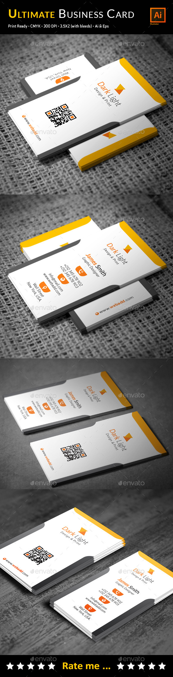 GraphicRiver Ultimate Business Card 11978245 GraphicRiver Ultimate Business Card 11978245