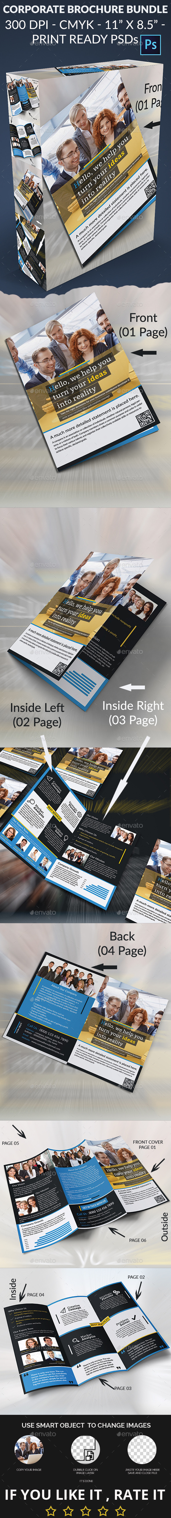 GraphicRiver Corporate Brochure Bundle 11978479 GraphicRiver Corporate Brochure Bundle 11978479