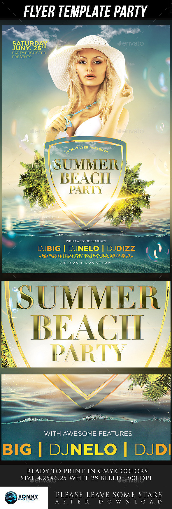 GraphicRiver Summer Beach Party 11979742 GraphicRiver Summer Beach Party 11979742
