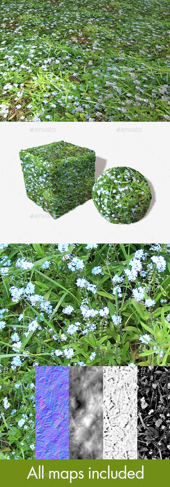 3DOcean Pale Blue Flowers Seamless Texture 11981592 3DOcean Pale Blue Flowers Seamless Texture 11981592
