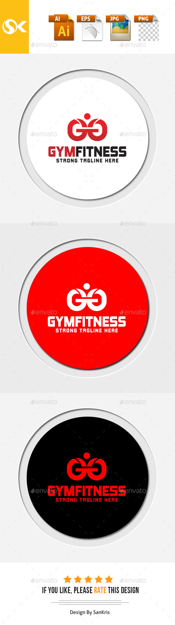 Gym Fitness Logo