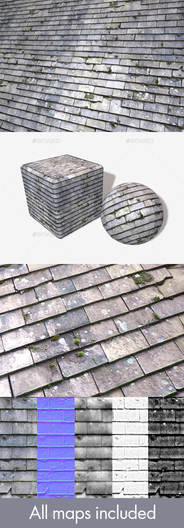 3DOcean Mossy Slate Roof Tiles Seamless Texture 11999643 3DOcean Mossy Slate Roof Tiles Seamless Texture 11999643