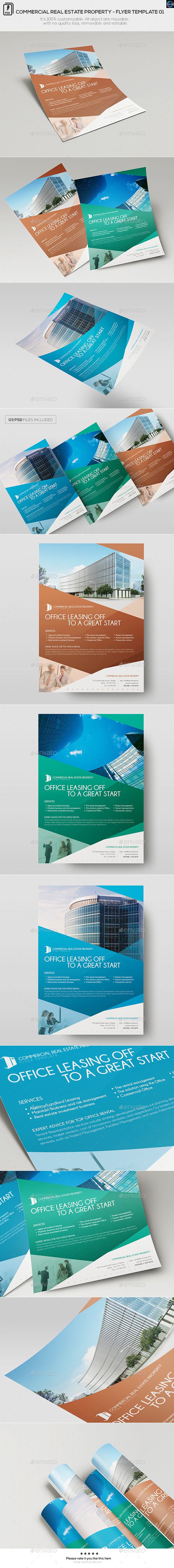 Commercial Real Estate Property - Flyer Template 01