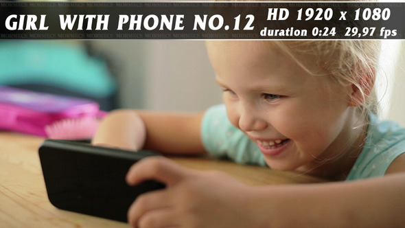 Girl With Phone No.12 Girl With Phone No.12