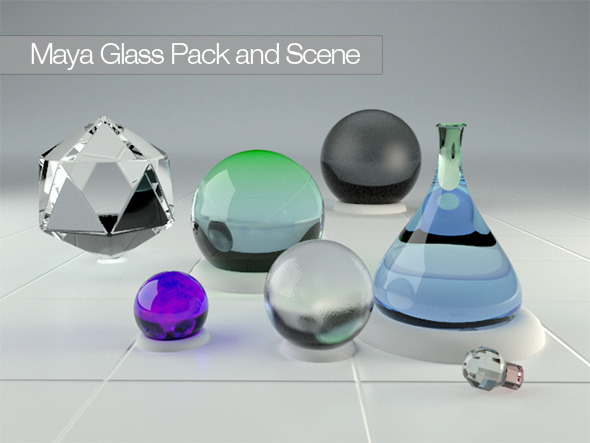 3DOcean Maya Vray 2.0 Glass Pack 12022014 3DOcean Maya Vray 2.0 Glass Pack 12022014