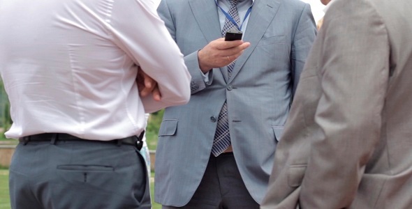 Businessmen Are Talking Businessmen Are Talking