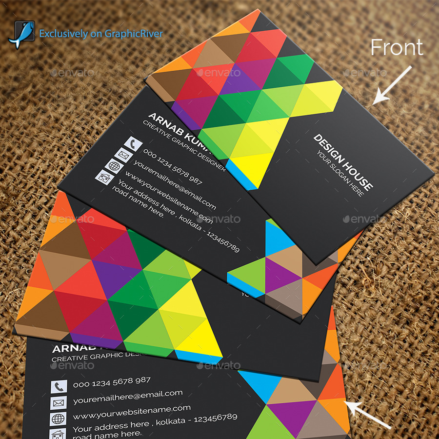 business card template