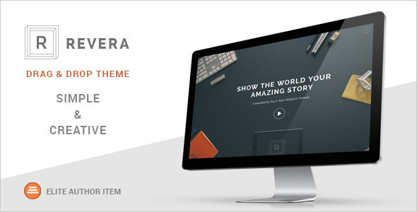 Revera - Simple and Creative Portfolio WP Theme