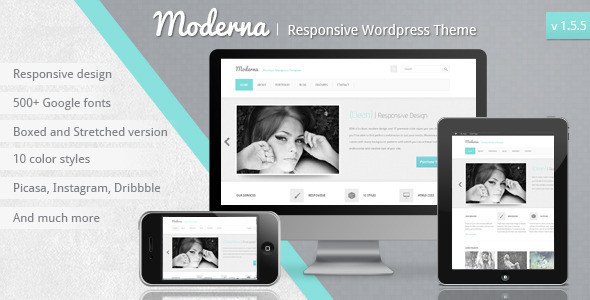 Moderna Responsive Wordpress Theme