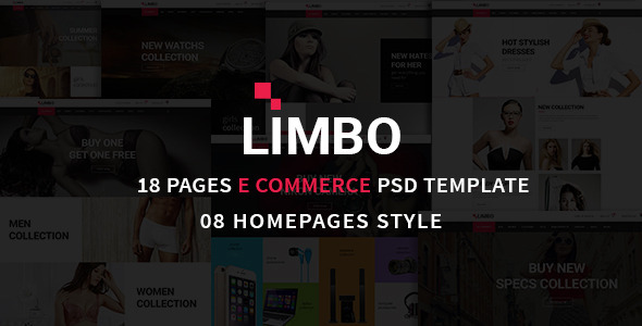 Limbo eCommerce PSD Template