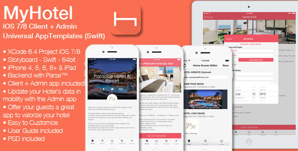CodeCanyon MyHotel iOS7 8 Hotel&Admin App Template Swift 12058086 CodeCanyon MyHotel iOS7 8 Hotel&Admin App Template Swift 12058086