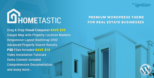 3 - Hometastic - Real Estate WordPress Theme