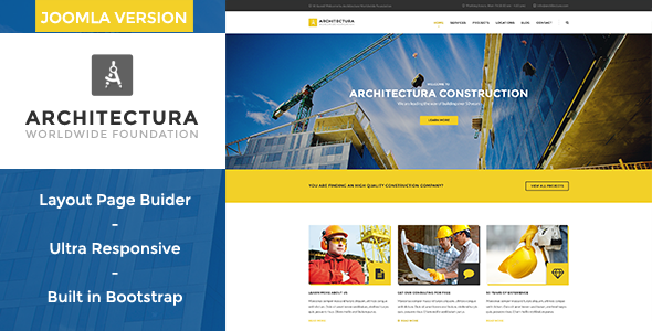 Architectura :: Construction & Building Template