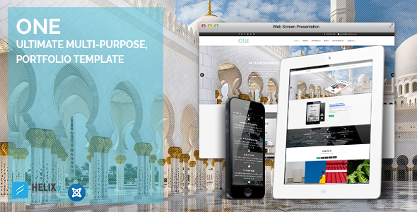 One | Ultimate Multi-Purpose, Portfolio Template