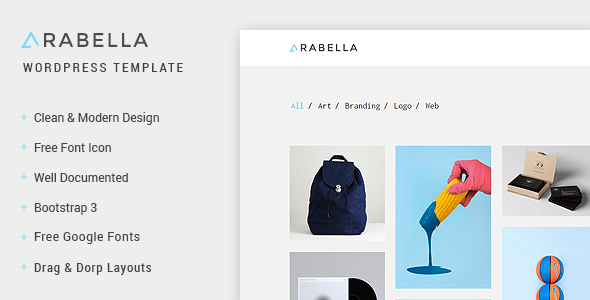 Arabella - WordPress Portfolio Theme