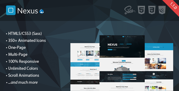 Nexus - Multi/One-Page Business Drupal Theme