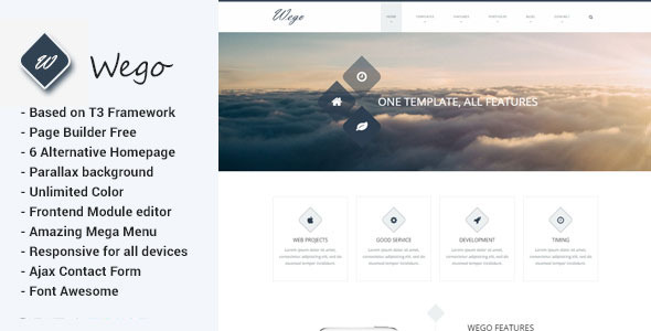 Wego - Multipurpose Joomla Template