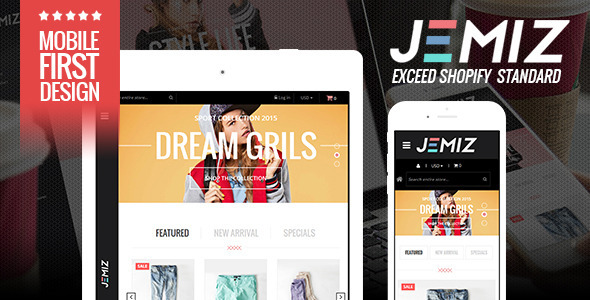 Fashion Responsive Shopify Theme - Jemiz