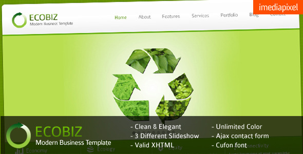 ECOBIZ - Corporate and Business HTML Template