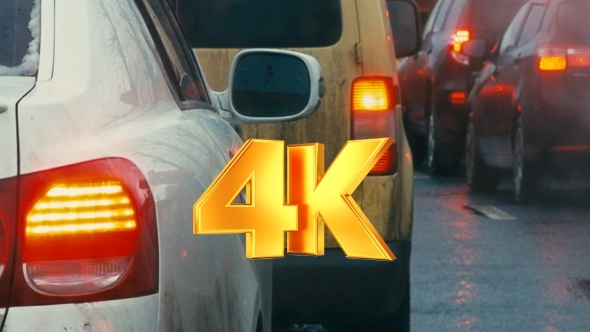 VideoHive Bumper-to-bumper Traffic On Dull Day 12118605 VideoHive Bumper-to-bumper Traffic On Dull Day 12118605