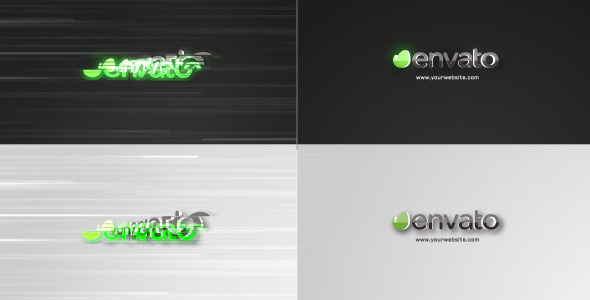 Glitch Minimal Logo Glitch Minimal Logo