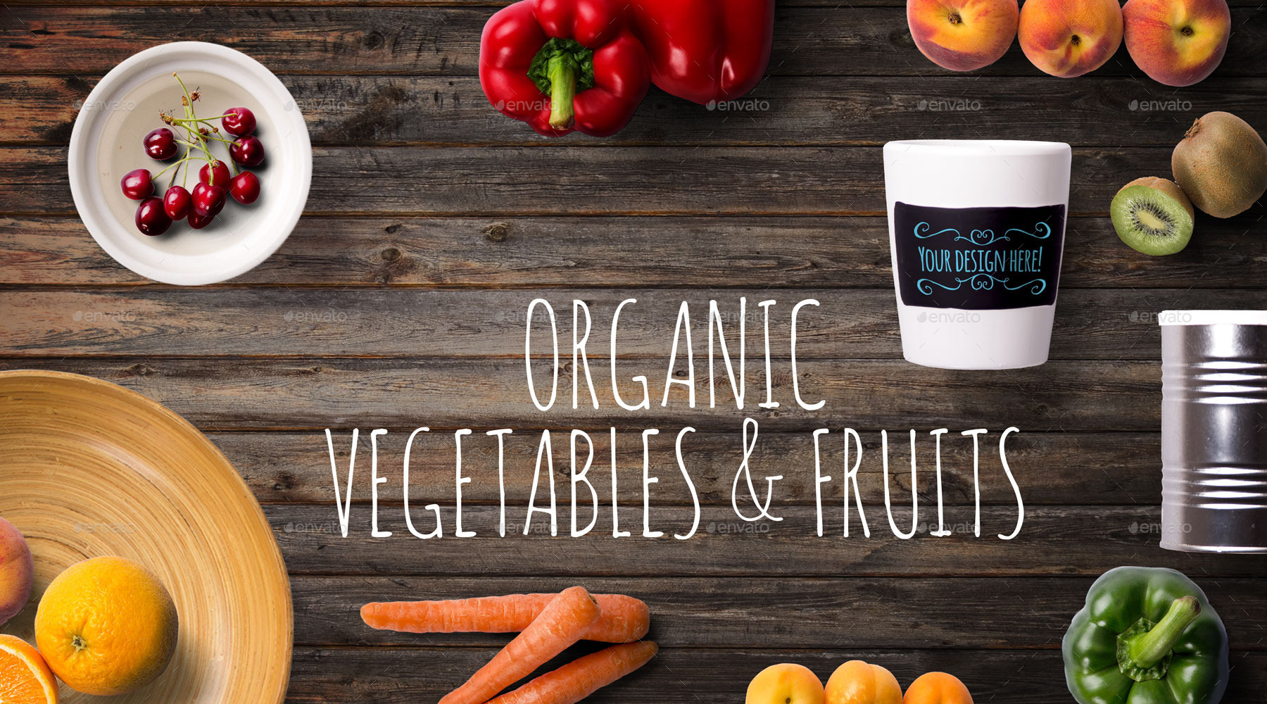 Download Organic Food Mockup & Hero Images Scene Generator ...