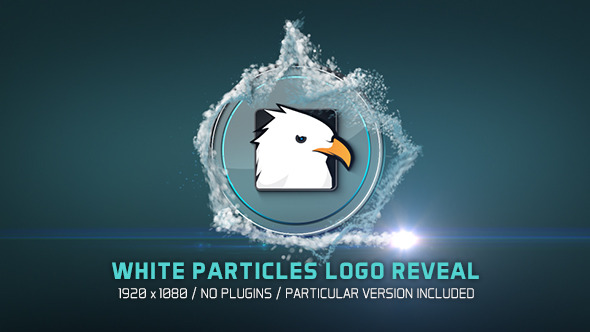 White Particles Logo Reveal White Particles Logo Reveal