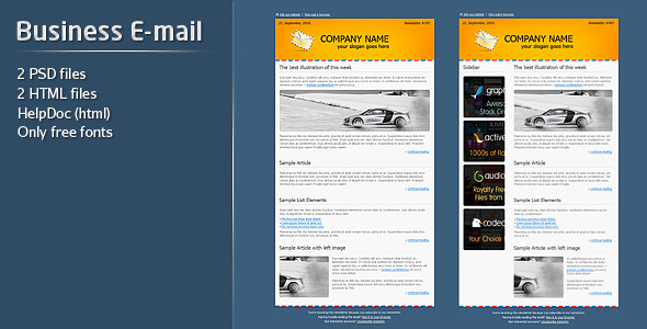 Business E-mail Template