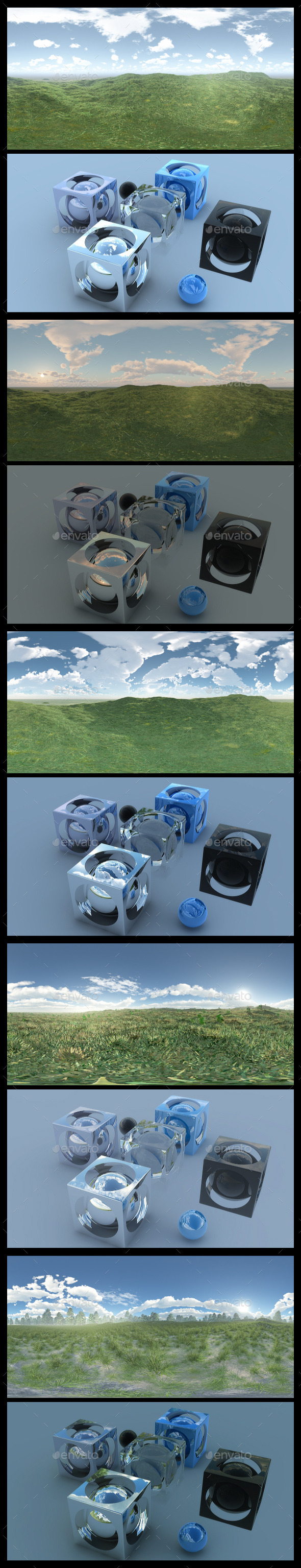 Grass Field - HDRI Pack - 3DOcean Item for Sale