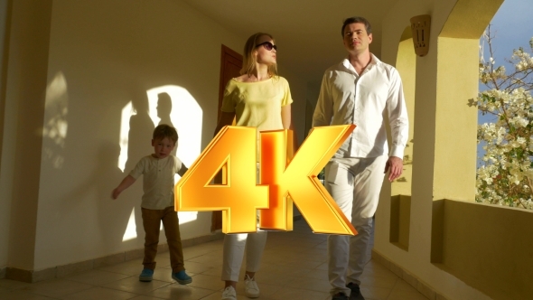 VideoHive Young Family Walking Over The Passage 12157606 VideoHive Young Family Walking Over The Passage 12157606