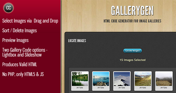 Html Image Code Generator