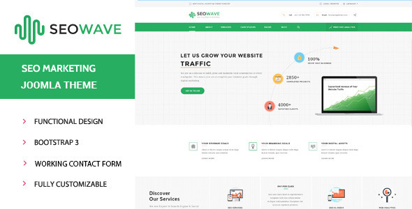 SeoWave | One-Stop Digital Marketing Template