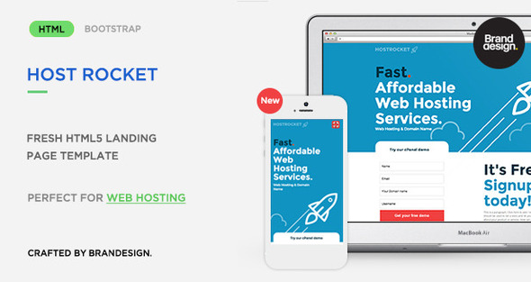 Hostrocket HTML5 Template