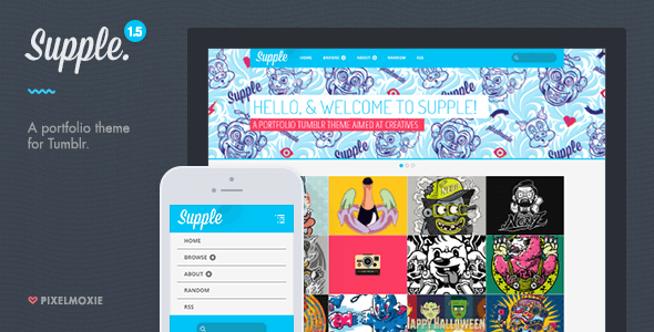 Supple - A Portfolio Theme for Tumblr