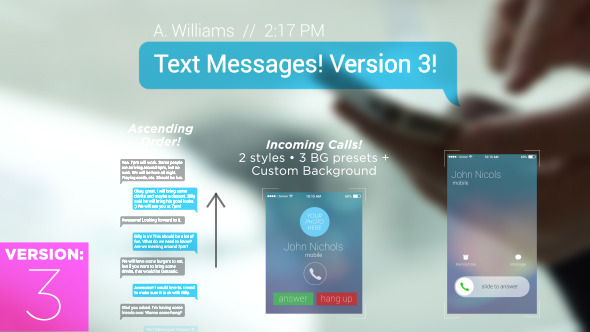 Videohive Text Messages 9450049 - shareDAE