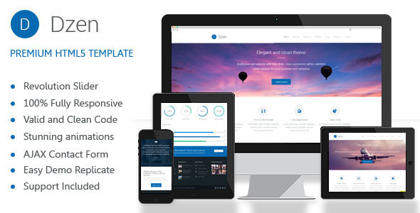 Dzen - Multipurpose Business HTML5 Template