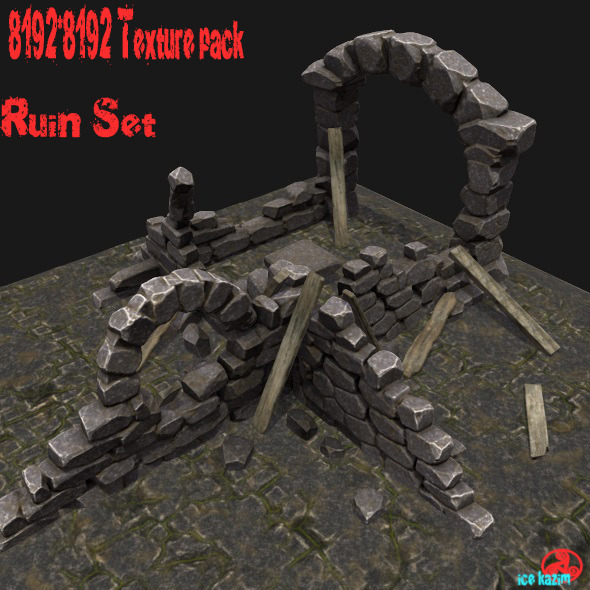 3DOcean Ruin Set 12212255 3DOcean Ruin Set 12212255