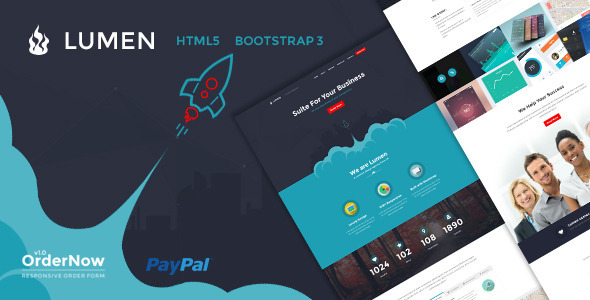 Lumen - Multi-Purpose Bootstrap Template