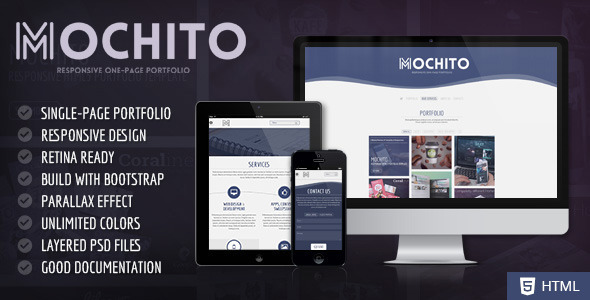 Mochito - Responsive Onepage Portfolio Template