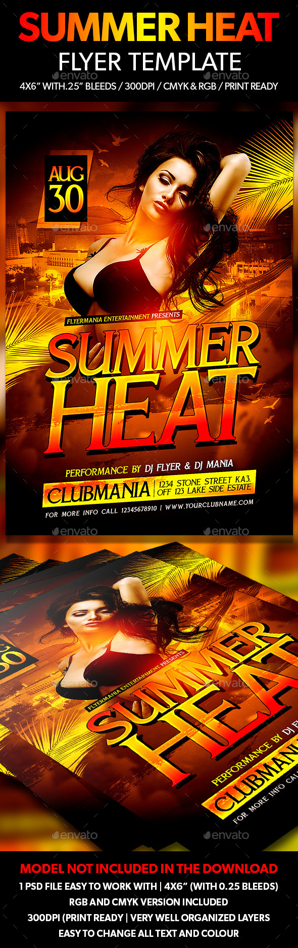 Summer Heat Flyer Template