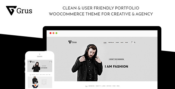 Grus Portfolio WooCommerce for Freelancer & Agency