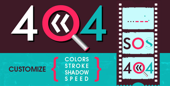 CodeCanyon Error Code 404 Animated SVG 12244850 CodeCanyon Error Code 404 Animated SVG 12244850