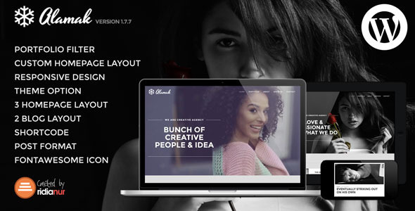 Alamak - Responsive One Page Portfolio Theme