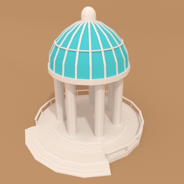 3DOcean Low Poly Pavilion 12248737 3DOcean Low Poly Pavilion 12248737