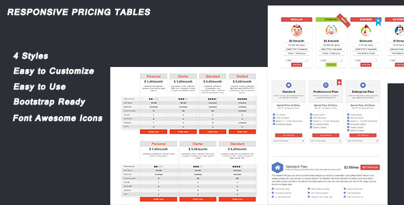 CodeCanyon Minsoft Responsive Pricing Tables 12178753 CodeCanyon Minsoft Responsive Pricing Tables 12178753