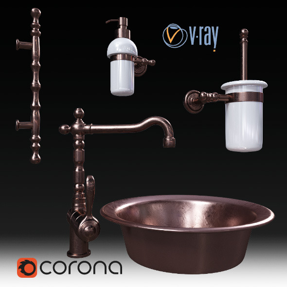 3DOcean Set for bathrooms Migliore and faucet Fiore Jafar 12259421 3DOcean Set for bathrooms Migliore and faucet Fiore Jafar 12259421