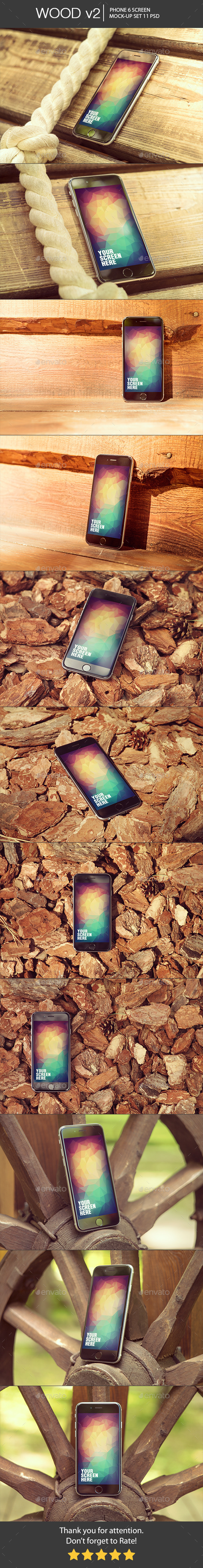 Wood v2 Phone 6 Mock-Up