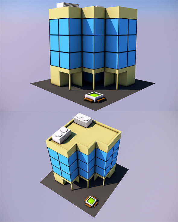 3DOcean Low Poly Office Ready to Render 12279422 3DOcean Low Poly Office Ready to Render 12279422